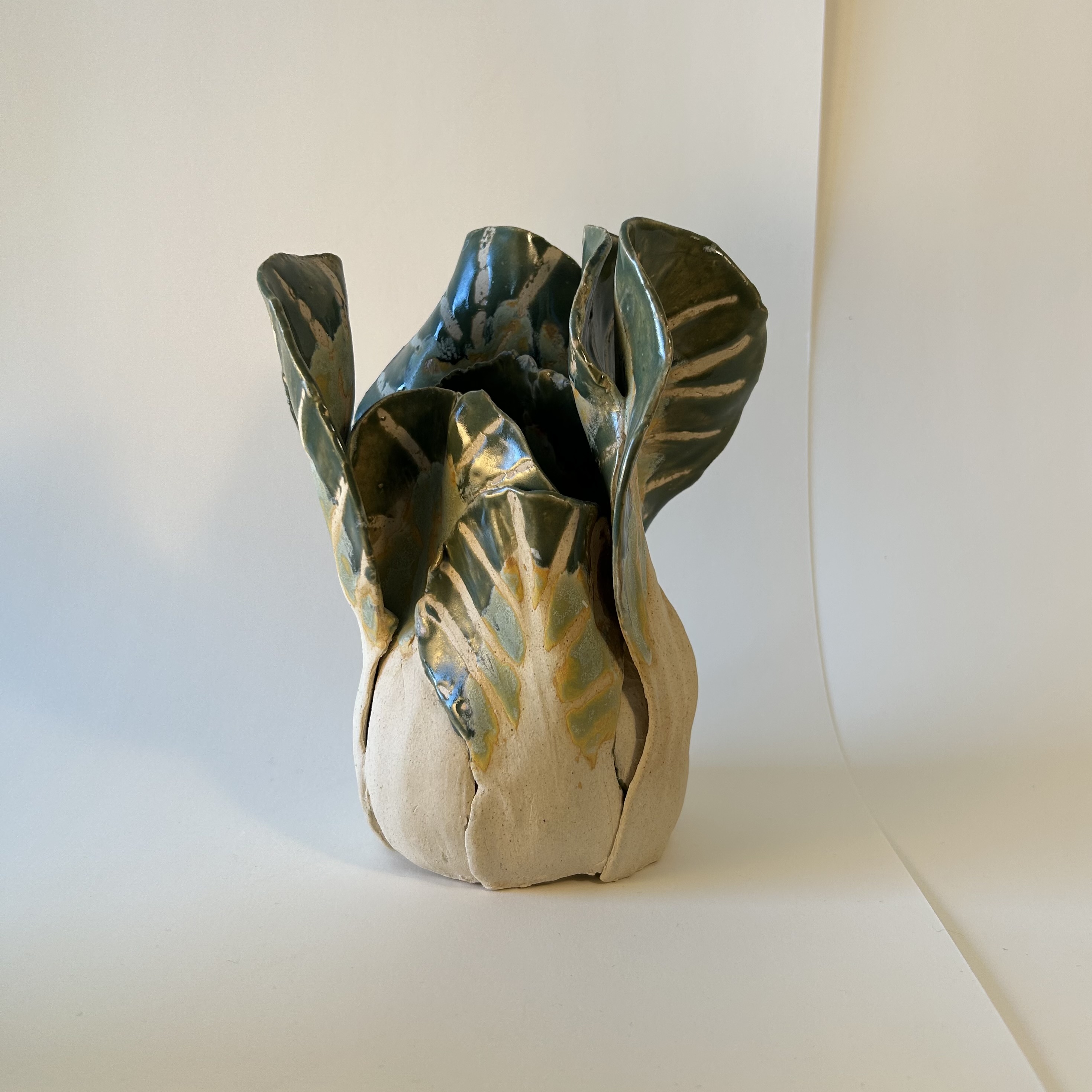 Bok choy vase
